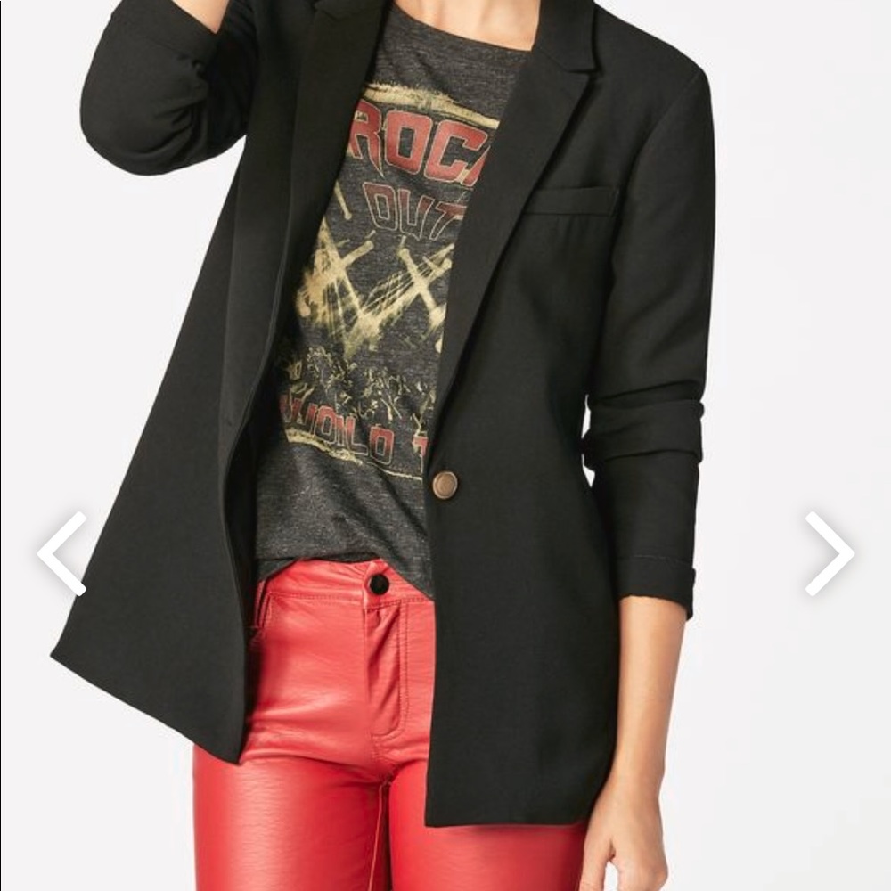 JustFab Classic Long Blazer